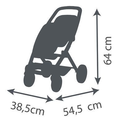 Коляска для ляльок близнюків Maxi-Cosi&nbsp;Smoby 7600253222 айворі