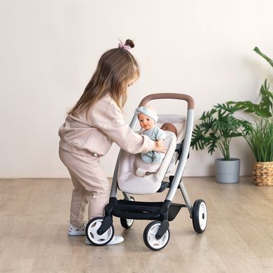 Коляска для ляльок близнюків Maxi-Cosi&nbsp;Smoby 7600253222 айворі