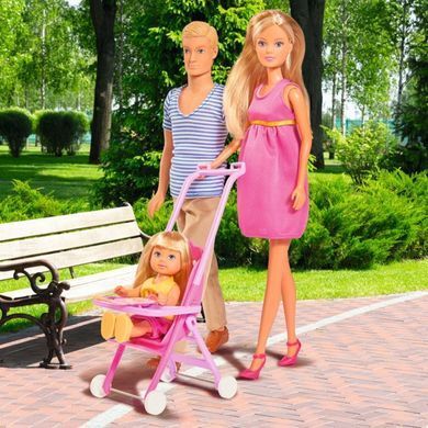 Кукольный набор Штеффи Счастливая семья Steffi Love Happy Family Simba 5733673
