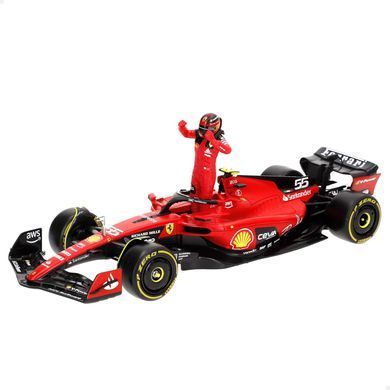 Металева автомодель з фігуркою водія Ferrari SF-23 (1:24) Bburago 18-26809 в асортименті