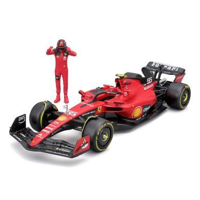 Металева автомодель з фігуркою водія Ferrari SF-23 (1:24) Bburago 18-26809 в асортименті