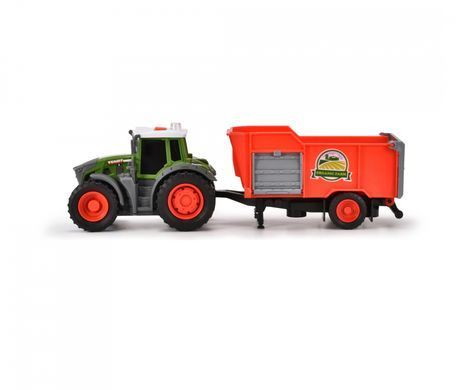 Іграшковий трактор з причепом Fendt (26 см) Dickie Toys 3734001 світло та звук