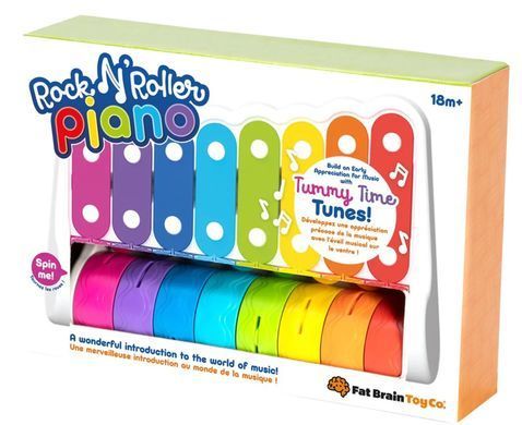 Детский ксилофон с колокольчиками Fat Brain Toys Rock N' Roller Piano F281ML