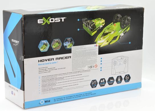 Радиоуправляемый катер на воздушной подушке Ховеркрафт Exost Hover Racer (1:18, 2.4GHz) Silverlit 82014