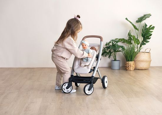 Коляска для ляльок близнюків Maxi-Cosi&nbsp;Smoby 7600253222 айворі