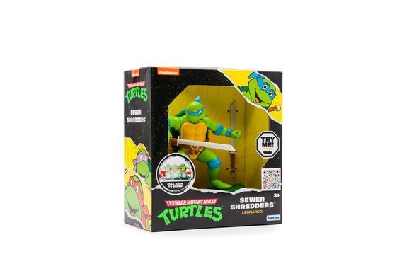 Уценка Игровая фигурка Sewer Shredders Леонардо TMNT Черепашки-ниндзя Funrise 71021