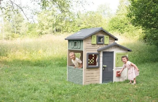 Дитячий будиночок з горищем та поштовою скринькою Friends house Evo Smoby Life 7600810208
