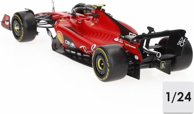 Металева автомодель з фігуркою водія Ferrari SF-23 (1:24) Bburago 18-26809 в асортименті
