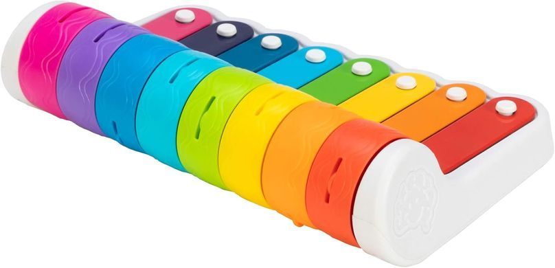 Детский ксилофон с колокольчиками Fat Brain Toys Rock N' Roller Piano F281ML