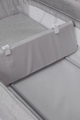 Ліжко-манеж з пеленатором 2 в 1 Tino Velano 46159 light grey