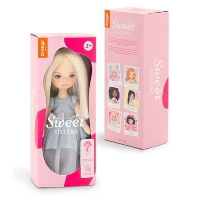М'яка лялька Мія у світло-блакитній сукні Sweet Sisters Orange Toys SS01-01 (32 см)