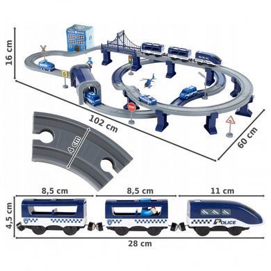 Электрическая железная дорога Полицейская станция Police Electric Train Train Woopie 30685