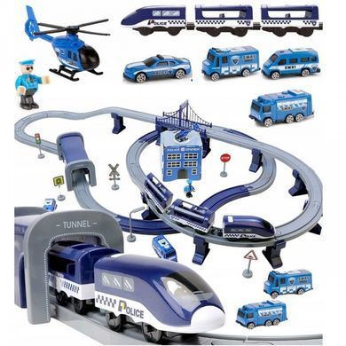Электрическая железная дорога Полицейская станция Police Electric Train Train Woopie 30685