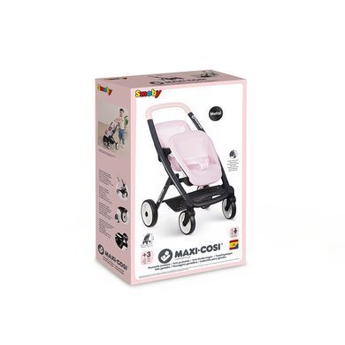 Коляска для ляльок близнюків Maxi-Cosi&nbsp;Smoby 7600253221 рожева перлина