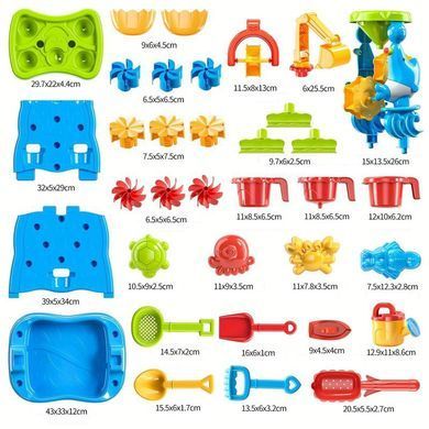 Набор для водных игр Water table XXL Водяная стена-водопад Woopie 557300