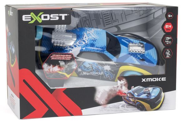 Уценка LED Машинка на радиоуправлении Exost Xmoke & Lightning Dash RC Car (2,4 GHz, 1/14) Silverlit 20628