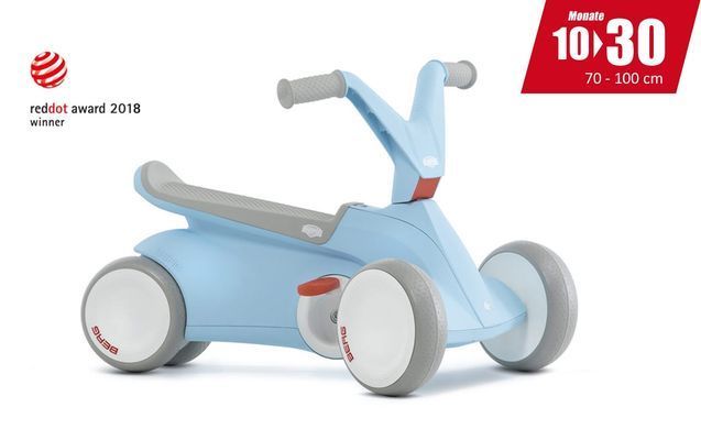 Каталка-веломобіль на педалях 2в1 Berg Go2 Blue 24.50.00.00 блакитний