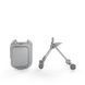 Детский чемодан-каталка 2 в 1 Kinderkraft Cabby Grey KACABB00GRY0000