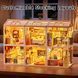 Конструктор-румбокс Mini House Котокафе Fairy Care Dreamy Bay-Scene Cat Cafe 8007 з LED освітленням