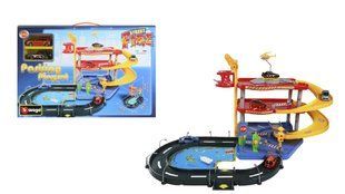 Ігровий набір Гараж 1:43 Bburago Street Fire Parking Playset 18-30025 (3 рівня, 2 машинки)