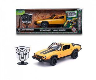 Металева машинка Трансформери Бамблбі (1:24) 1977 Chevrolet Camaro Bumblebee Jada Toys 253115010