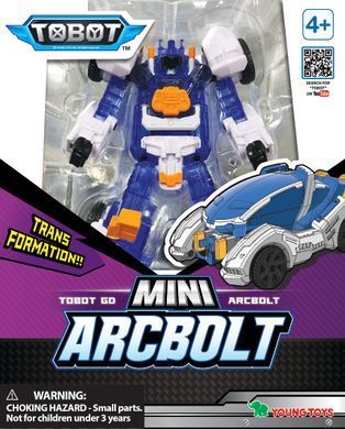 Іграшка робот-трансформер Tobot Mini Аркболт Детективи галактики (2-й сезон) Young Toys 301126