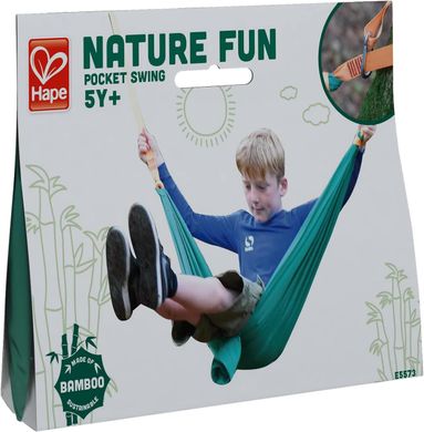 Детский гамак Nature Fun Hape E5573, 130 см зеленый