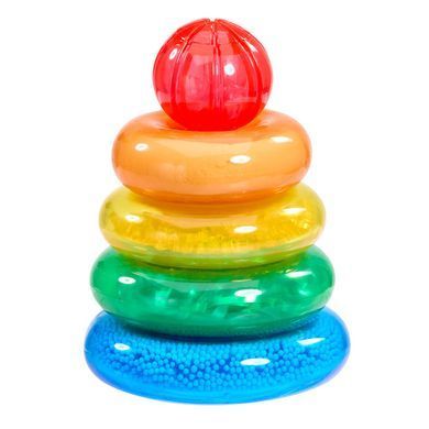 Сенсорний конструктор Jelly Blox серії Lil' Jellies Пірамідка-кольоринка 937837