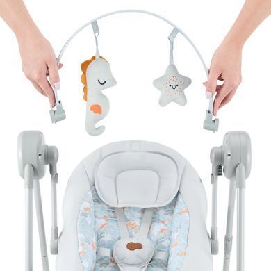 Кресло-качалка Kinderkraft Swingee Grey KBSWIN00GRY0000