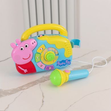 Музыкальная игрушка Бумбокс с микрофоном Peppa Pig 1684914&nbsp;звук, свет