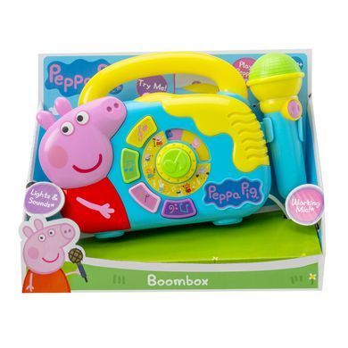 Музыкальная игрушка Бумбокс с микрофоном Peppa Pig 1684914&nbsp;звук, свет