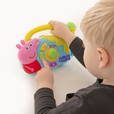 Музыкальная игрушка Бумбокс с микрофоном Peppa Pig 1684914&nbsp;звук, свет