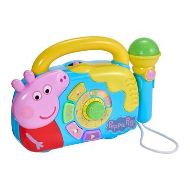Музыкальная игрушка Бумбокс с микрофоном Peppa Pig 1684914&nbsp;звук, свет