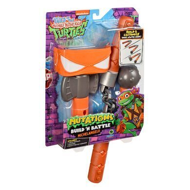 Набір іграшкової зброї Нунчаки Майка TMNT Build N' Battle Michelangelo Playmates 84253