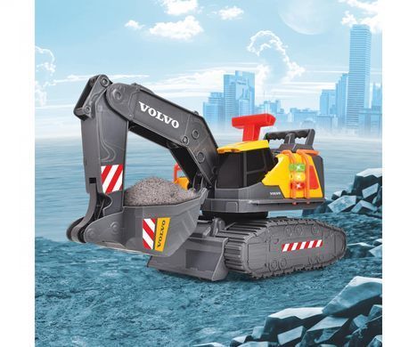 Екскаватор Volvo (30 см) Будівельна сила Dickie Toys 3725012 світло, звук