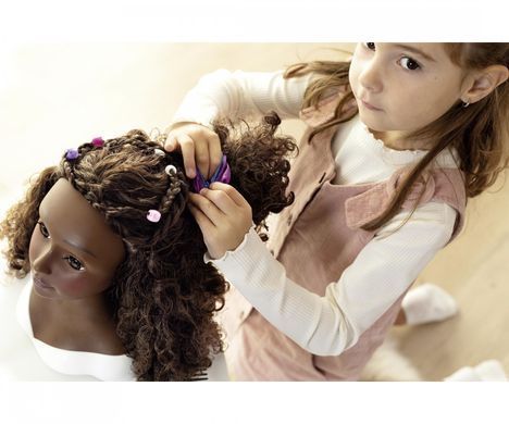 Голова манекен для створення зачісок Брюнетка My Beauty Afro Styling Head Smoby 7600320318