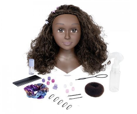 Голова манекен для створення зачісок Брюнетка My Beauty Afro Styling Head Smoby 7600320318
