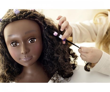 Голова манекен для створення зачісок Брюнетка My Beauty Afro Styling Head Smoby 7600320318