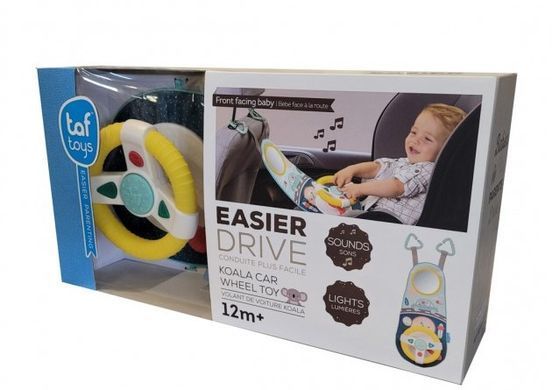 Розвиваючий центр для автомобіля За кермом серія Мрійливі коали Taf Toys Koala Car Wheel Toy 12515