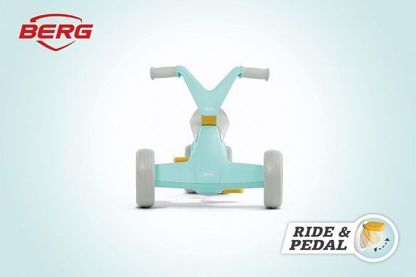 Детский четырехколесный беговел 2в1 Berg GO&sup2; Mint Pedal Gokart 24.50.02.00 мятный