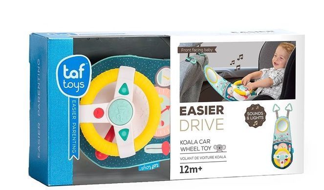 Розвиваючий центр для автомобіля За кермом серія Мрійливі коали Taf Toys Koala Car Wheel Toy 12515