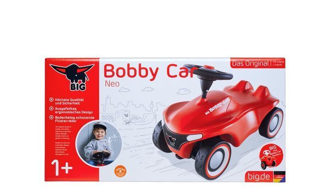 Машинка каталка Нео червона Big Bobby Car Neo Red 56240