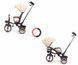 Дитячий триколісний велосипед Milly Mally Twinkle Beige MMTW02B з поворотним сидінням