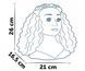 Голова манекен для створення зачісок Брюнетка My Beauty Afro Styling Head Smoby 7600320318