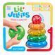 Сенсорний конструктор Jelly Blox серії Lil' Jellies Пірамідка-кольоринка 937837