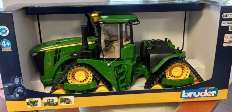 Игрушка гусеничный трактор 1:16 John Deere 9620RX Bruder 04055