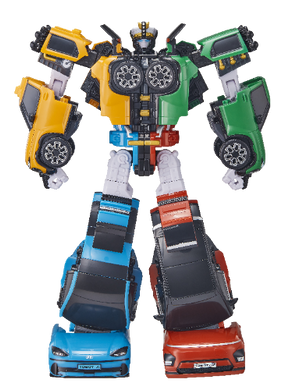 Робот - трансформер 4 в 1 Tobot Tetran S6 Детективи галактики Young Toys 301176
