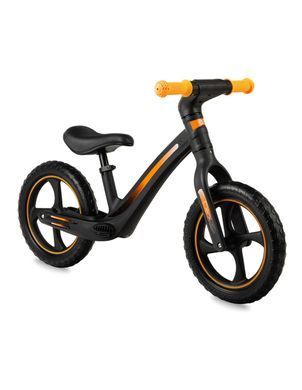 Двухколесный беговел с подножками MoMi MIZOblack ROBI00053 черный