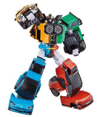 Робот - трансформер 4 в 1 Tobot Tetran S6 Детективи галактики Young Toys 301176