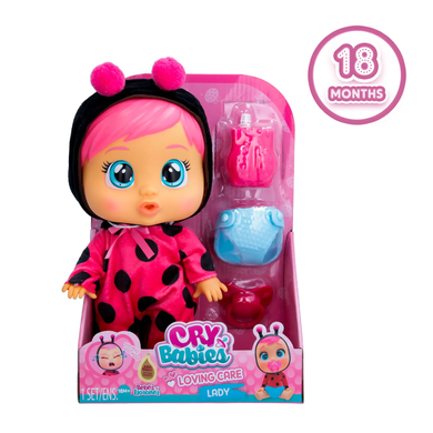 Виниловая кукла (26 см) Плакса Леди с аксессуарами Cry Babies Loving Care Lady IMC Toys 907348